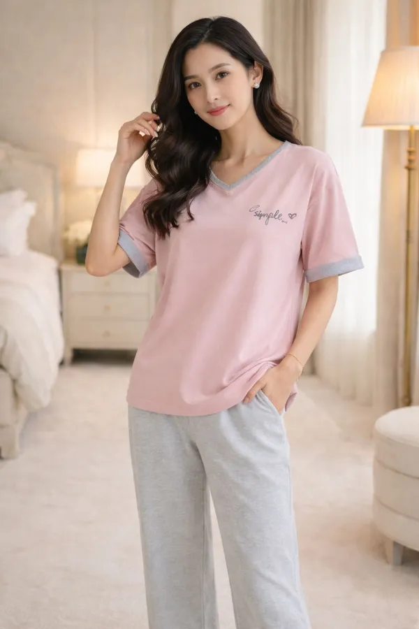 Favrixo_Women_Printed_Pink_Top_And_Pyjama_Set