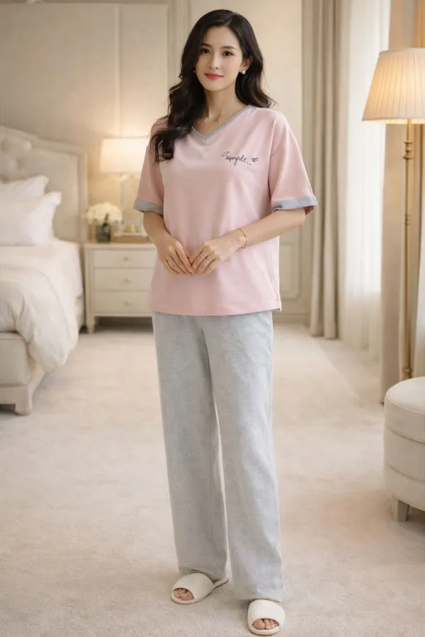 Favrixo_Women_Printed_Pink_Top_And_Pyjama_Set