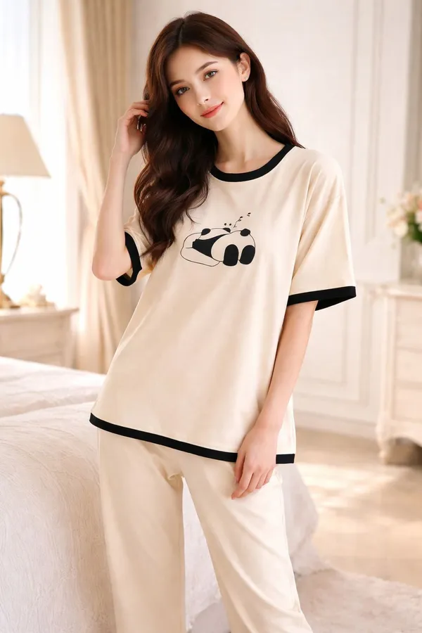 Women_Printed_White_Top_And_Pyjama_Set