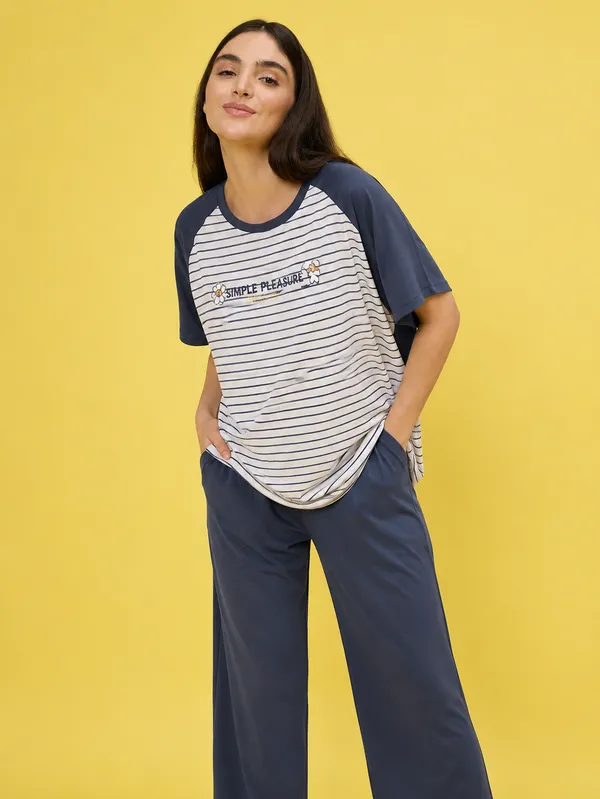 Simple_Pleasure_Navy_Stripe_Lycra_Nightdress_Set_for_Women