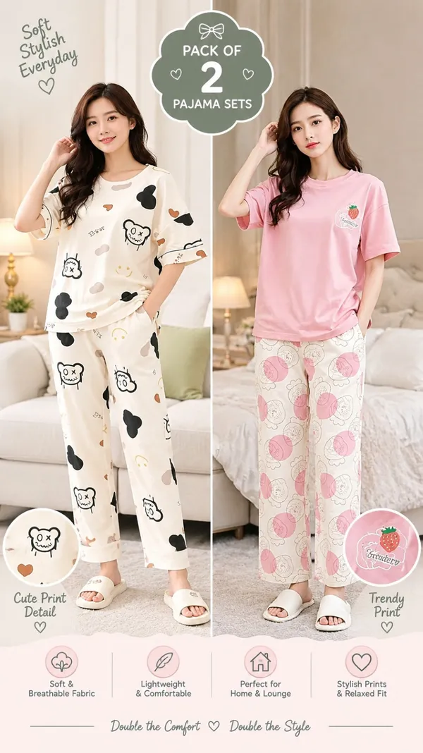 Women_Printed_Top_And_Pyjama_Set-Combo