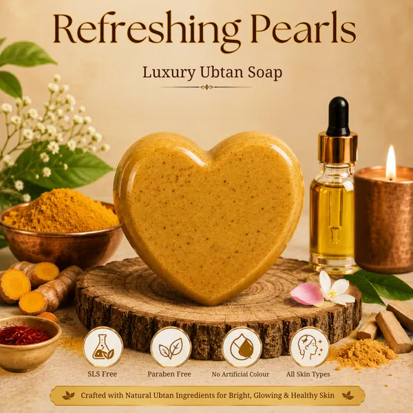 Refreshing_Pearls_Luxury_Organic_Soap_Combo_Pack_Of_4_(Rice_Milk,_Honey_Oatmeal,_Ubtan,_Green_French_Clay)