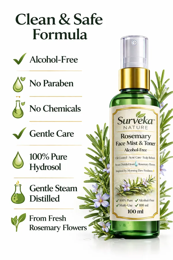 Surveka_Nature_Pure_Rosemary_Water_Mist_&_Toner_100Ml