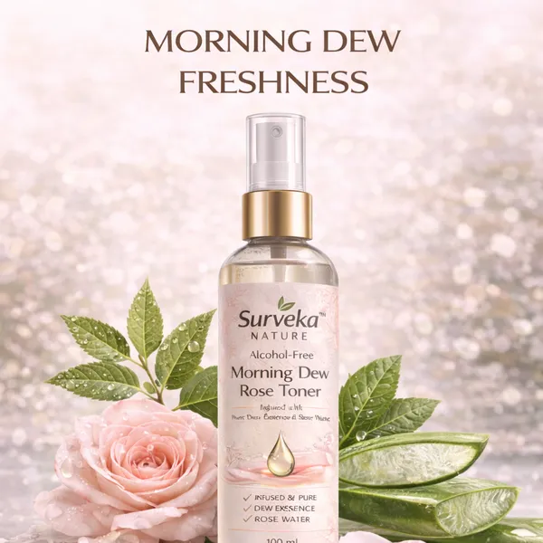 Surveka_Nature_Morning_Dew_Rose_Toner_Alcohol_Free_100Ml