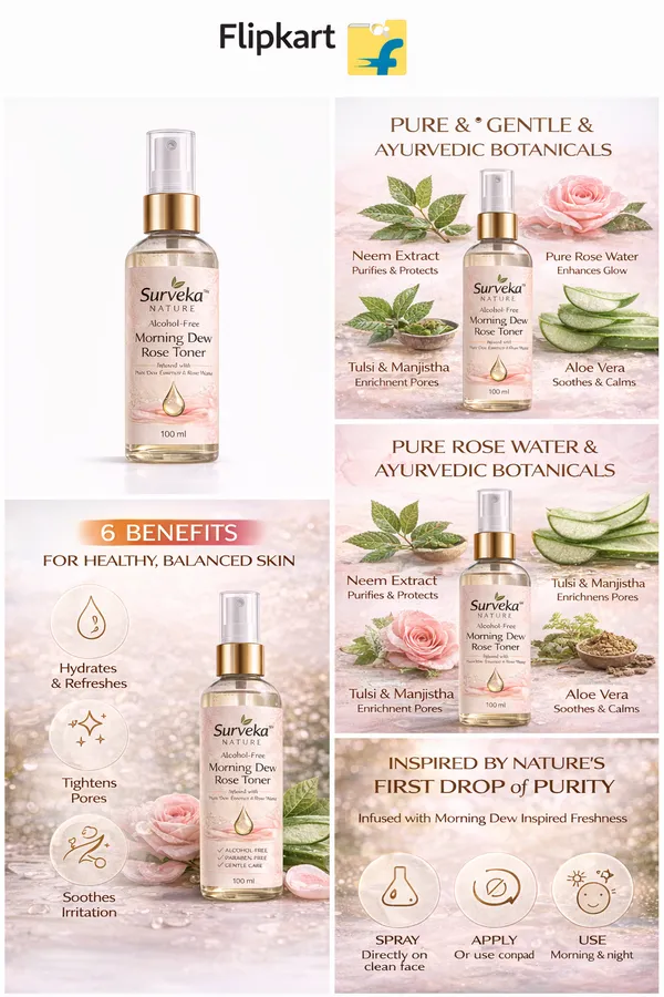 Surveka_Nature_Morning_Dew_Rose_Toner_Alcohol_Free_100Ml