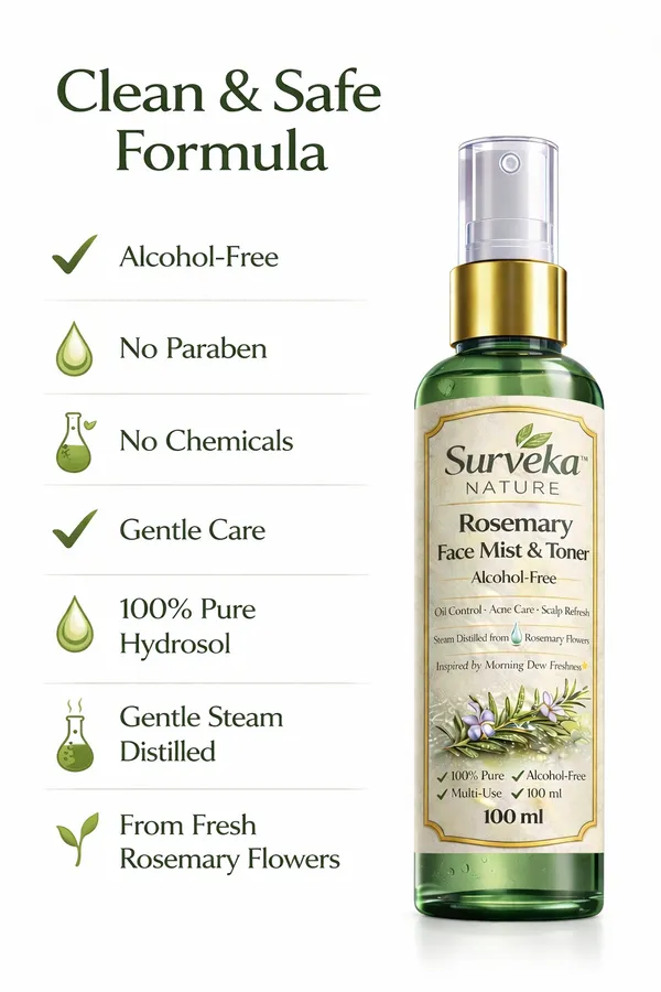 Surveka_Nature_Pure_Rosemary_Water_Mist_&_Toner_100Ml
