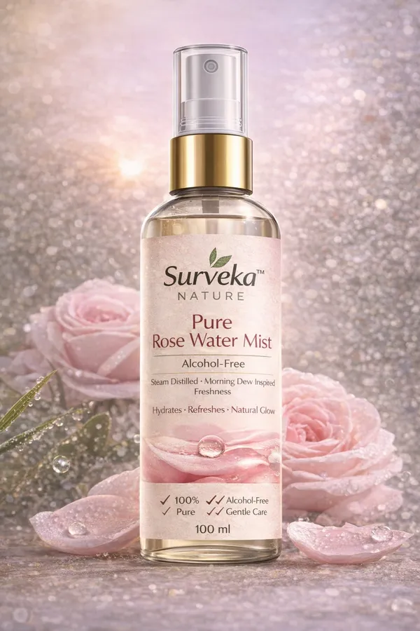 Surveka_Nature_Pure_Rose_Water_Mist_Alcohol_Free_100_Ml