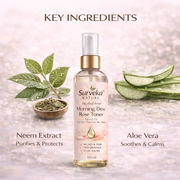 Surveka_Nature_Morning_Dew_Rose_Toner_Alcohol_Free_100Ml