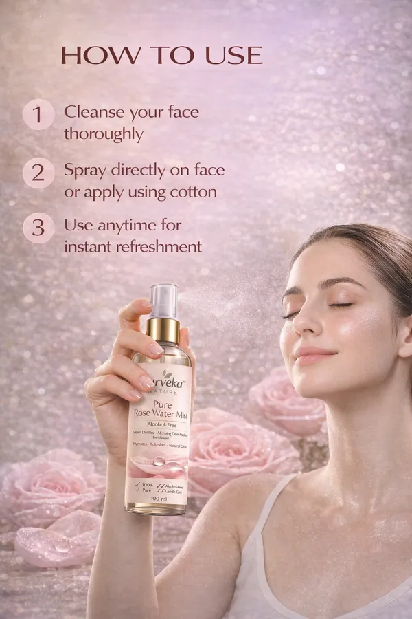 Surveka_Nature_Pure_Rose_Water_Mist_Alcohol_Free_100_Ml