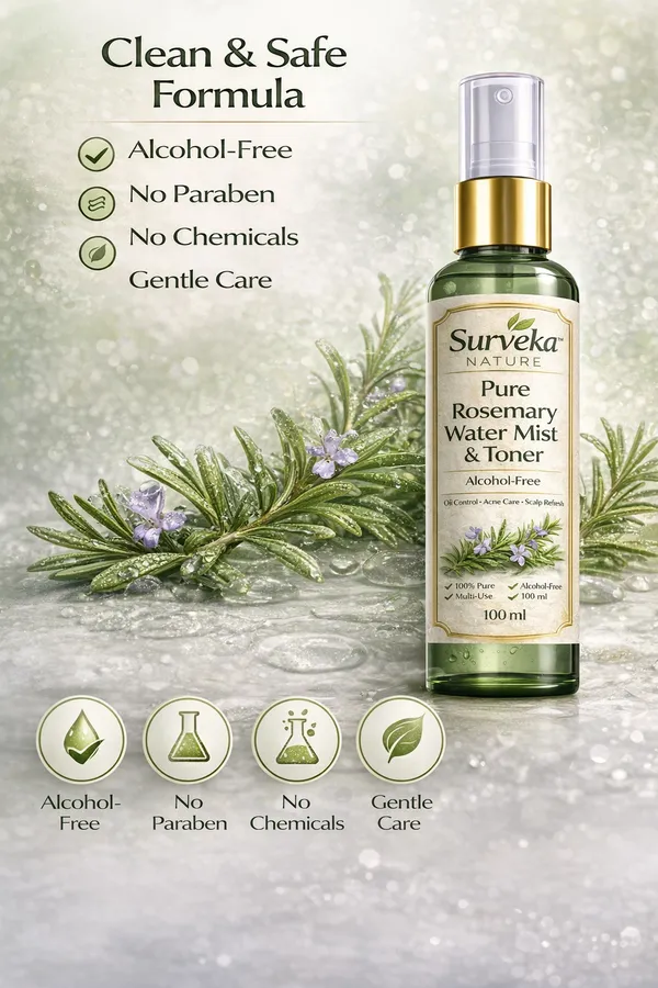 Surveka_Nature_Pure_Rosemary_Water_Mist_&_Toner_100Ml