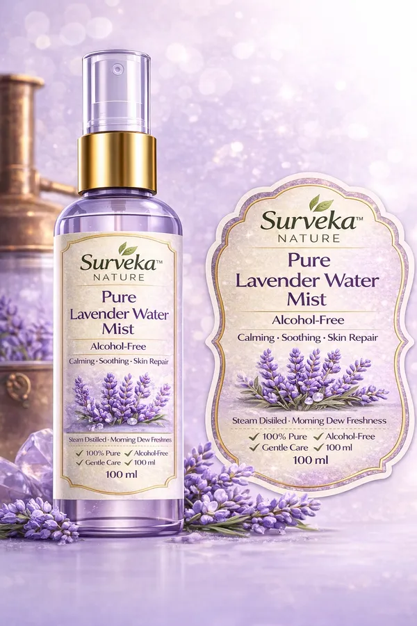 Surveka_Pure_Lavender_Water_Mist_Alcohol-Free_100_Ml