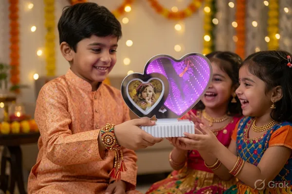 Acrylic_Mdf_Heart_Shape_Infinity_Led_Butterfly_Photo_Frame