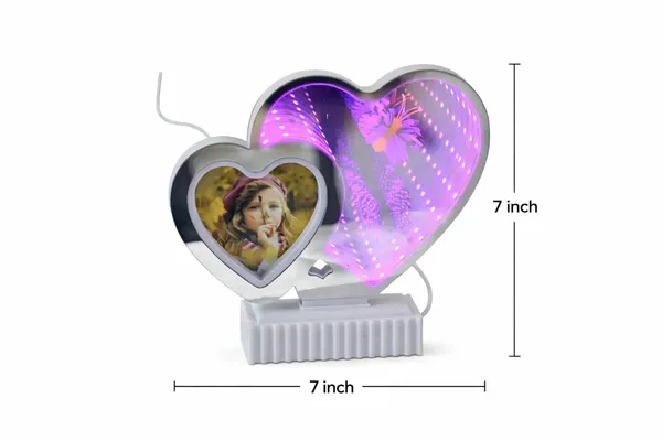 Acrylic_Mdf_Heart_Shape_Infinity_Led_Butterfly_Photo_Frame