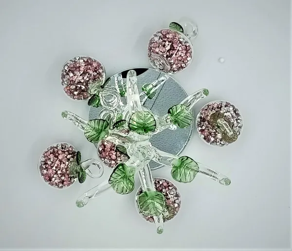 Purple_Glass_6_Apple_Tree_Showpiece