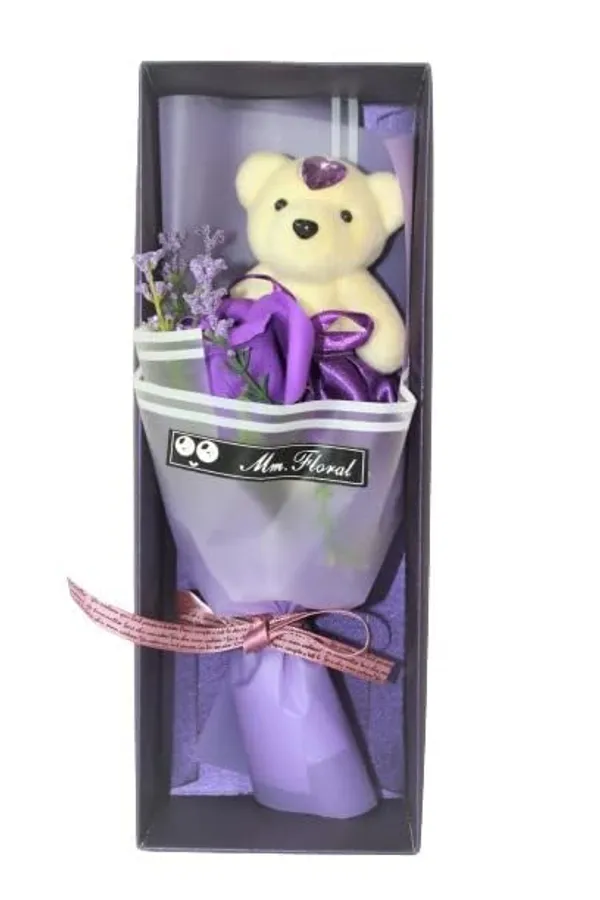 Purple_Artificial_Rose_Bouquet_Teddy_Bear_Gift_Set