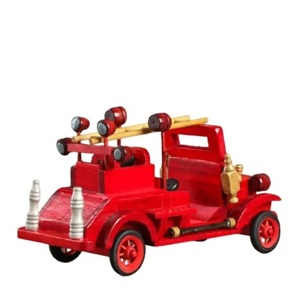 Red_Vintage_Wooden_Fire_Truck_Showpiece