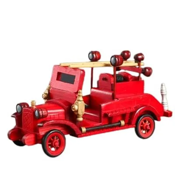 Red_Vintage_Wooden_Fire_Truck_Showpiece