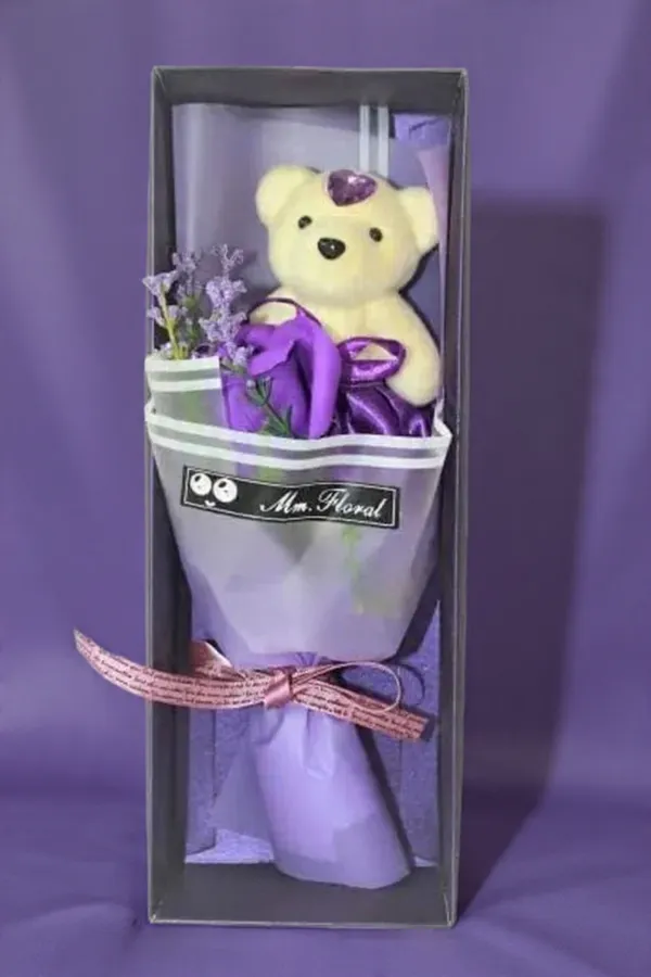 Purple_And_Pink_Artificial_Rose_Bouquet_Teddy_Bear_Gift_Set_Pack_of_2