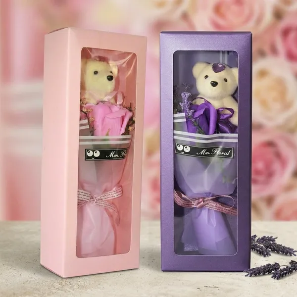 Purple_And_Pink_Artificial_Rose_Bouquet_Teddy_Bear_Gift_Set_Pack_of_2