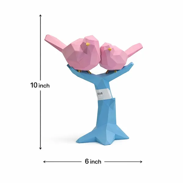 Blue_Polyresin_Low_Poly_Love_Birds_Figurine_On_Branch