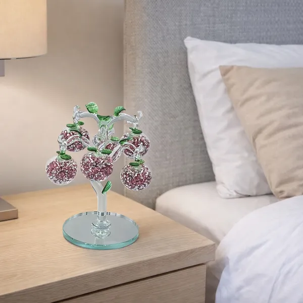 Purple_Glass_6_Apple_Tree_Showpiece