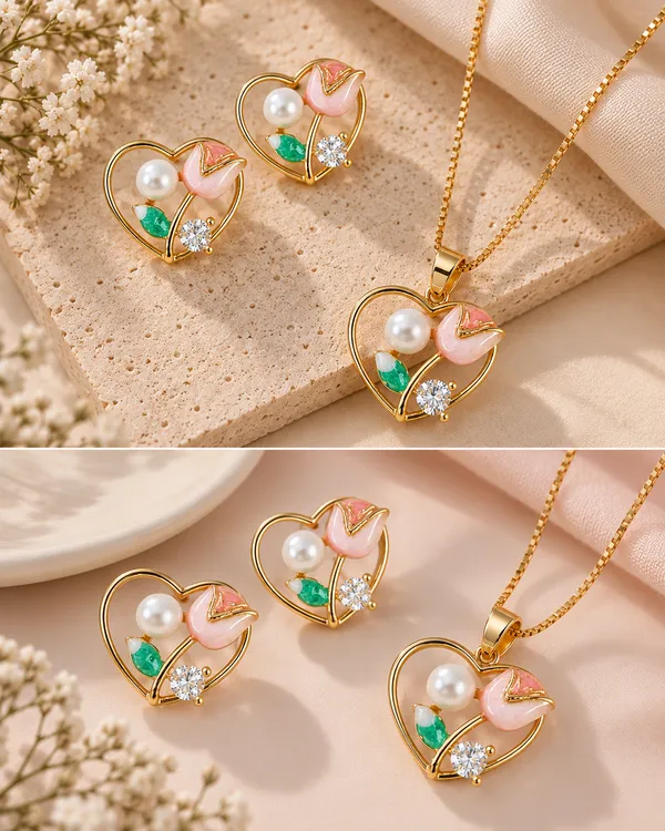 Heart-Shaped_Floral_Gold_Jewelry_Set