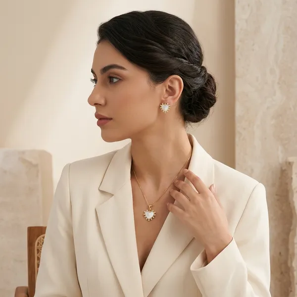 Gold_Mother_Of_Pearl_Heart_Crystal_Pendant_And_Earring_Set