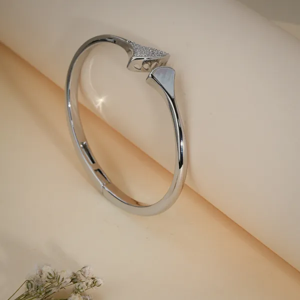 Silver_Plated_Open_Cuff_Bracelet_Triangular_Accents_For_Women