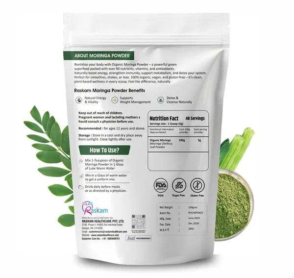 Raskam_100_Organic_Moringa_Powder_Moringa_Oleifera_Moringa_Leaves_Powder_Organic_Moringa_Powder_For_Immunity_Digestion_Energy_Organic_Super_Green_For_Vitality_Gut_Health_Drumstick_Leaves_Powder_100g