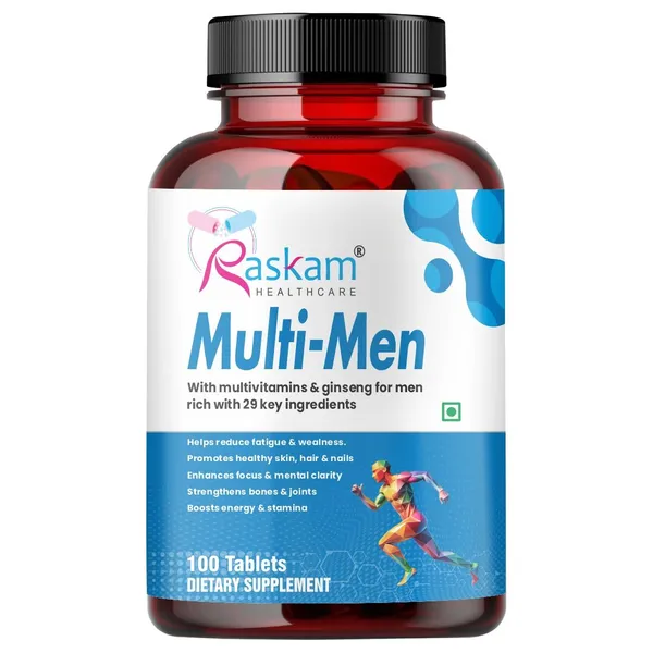 Raskam_Multi_Men_100_Tablets_No_1_Multivitamin_For_Men_With_Panax_Ginseng_Gingko_Biloba_29_Vital_Nutrients_For_Overall_Health_Vitality_Strong_Bones_Immunity