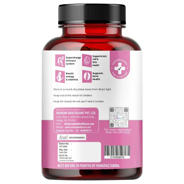 Raskam_Multi_Women_100_Tablets_No_1_Multivitamin_For_Women_With_Biotin_Vitamin_C_29_Vital_Nutrients_For_Overall_Health_Radiance_Strong_Bones_Immunity