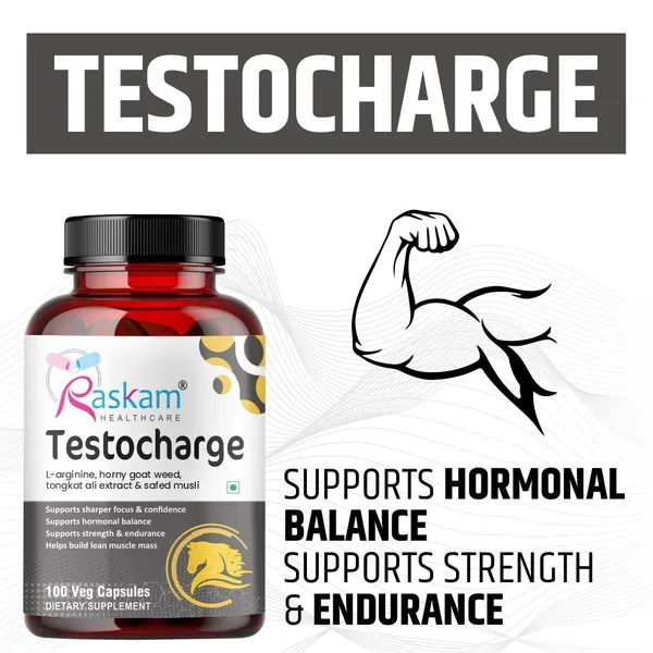 Raskam_Testocharge_100_Capsules_Supports_Strength_Stamina_For_Men