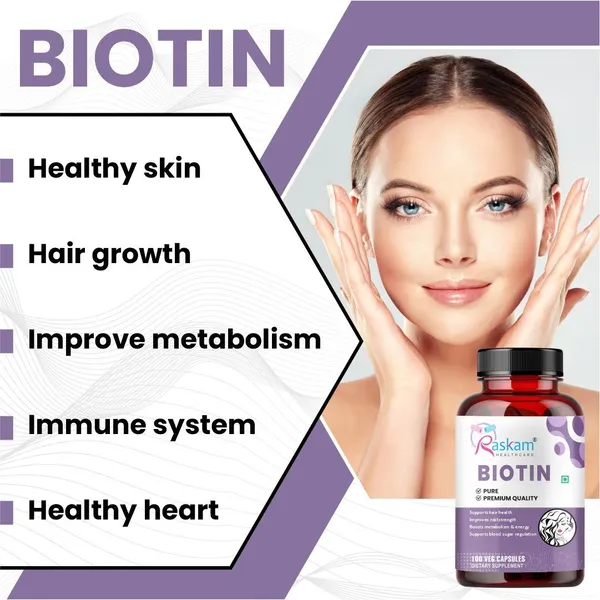 Raskam_Biotin_100_Veg_Capsules_Hair_Growth_Strong_Hair_And_Glowing_Skin_Fights_Nail_Brittleness