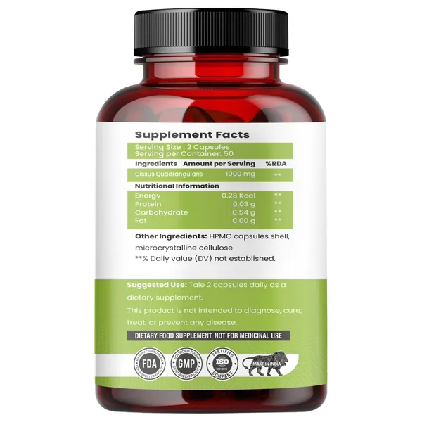 Raskam_Cissus_Quadrangularis_Extract_1000mg_100_Veg_Capsules_Bone_Joint_Wellness