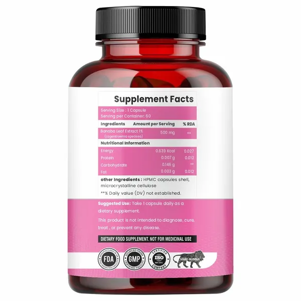 Raskam_Banaba_Leaf_Extract_60_Veg_Capsules_Non_Gmo_Gluten_Free_Supports_Healthy_Blood_Sugar_Levels