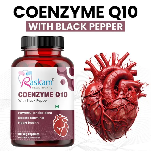 Raskam_Coenzyme_Q10_Coq10_With_Piperine_Supports_Heart_Health_And_Vascular_Health_100_Vegetarian_60_Capsules