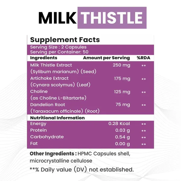 Raskam_Milk_Thistle_Complex_Liver_Gall_Bladder_Health_Supplement_Antioxidant_Anti_Inflammatory_Liver_Detox_Liver_Refresher_100_Veg_Capsules