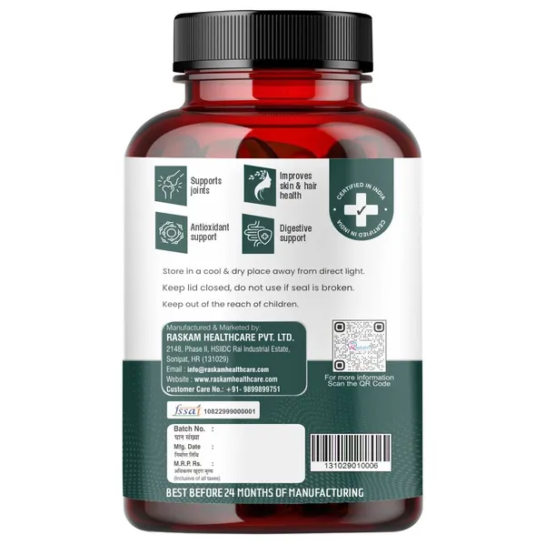 Raskam_Glucosamine_Chondroitin_Msm_For_Cartilage_Joint_And_Bone_60_Capsules