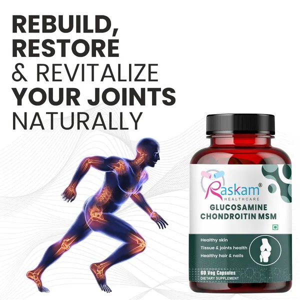 Raskam_Glucosamine_Chondroitin_Msm_For_Cartilage_Joint_And_Bone_60_Capsules