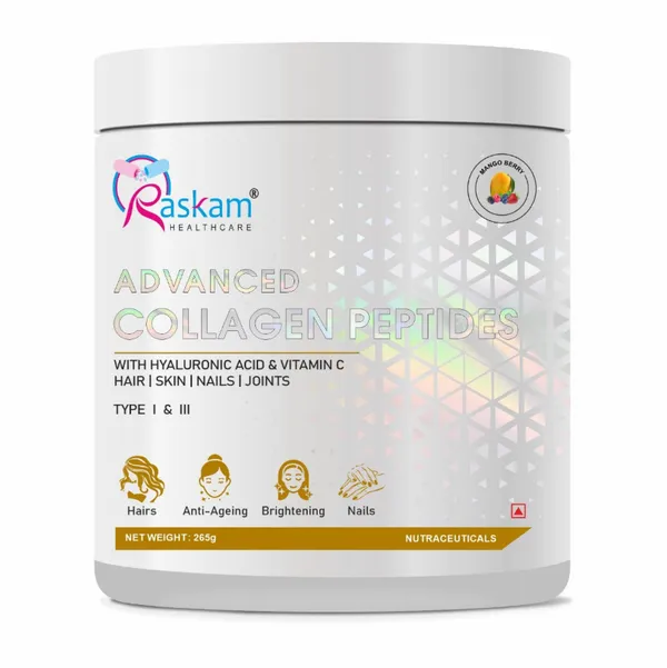 Raskam_Advanced_Collagen_Peptides_Powder_For_Men_Women_Collagen_Powder_With_Biotin_Vitamins_C_E_For_Hair_Nails_Skin_Radiance_Anti_Aging_Flav_Mango_Berry_100gm