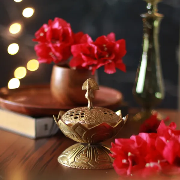 Brass_Lotus_Incense_Burner_With_Peacock_Design