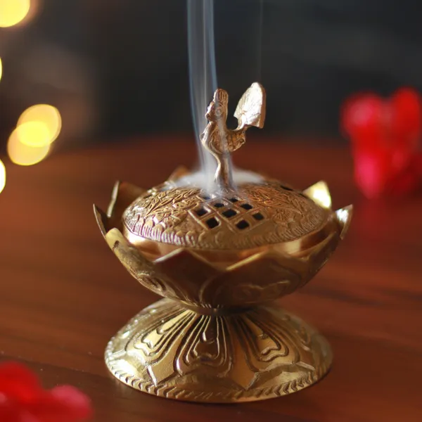 Brass_Lotus_Incense_Burner_With_Peacock_Design