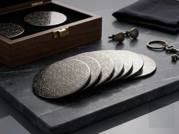Premium_Brass_Embossed_Floral_Pattern_Round_Coasters_Set_of_6
