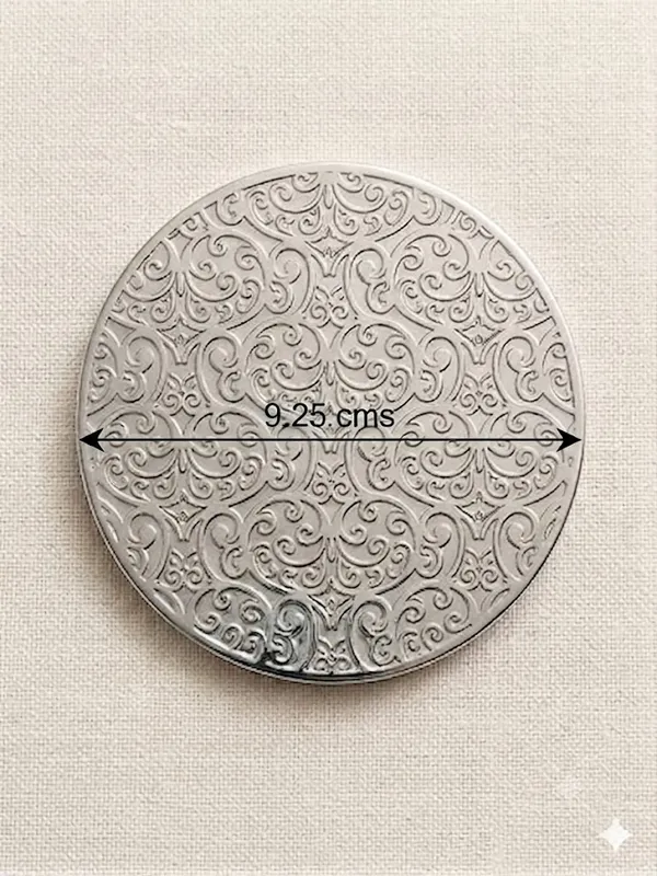 Premium_Brass_Embossed_Floral_Pattern_Round_Coasters_Set_of_6