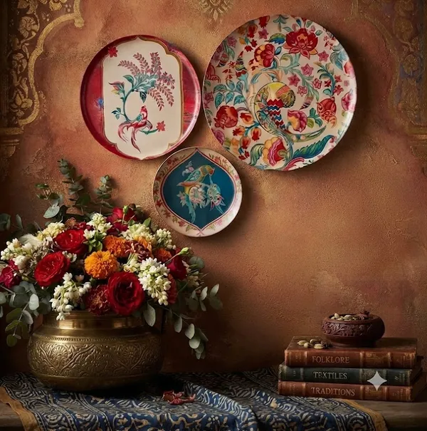Floral_Printed_Decorative_Wall_Plates_Set_Of_3