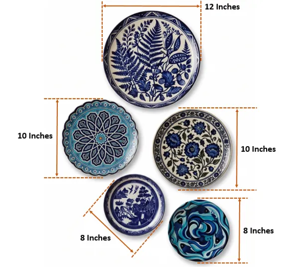 Indigo_Bloom_Wall_Plates_Set_of_5