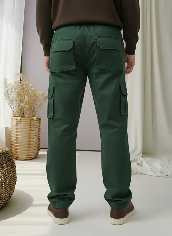 Green_Cotton_Cargo_Pants_For_Men