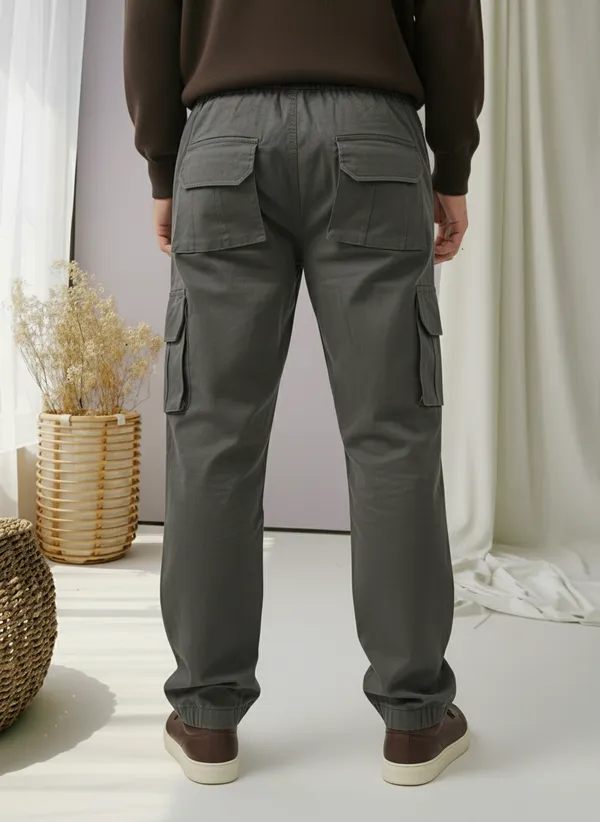 Dark_Grey_Cotton_Cargo_Pants_For_Men