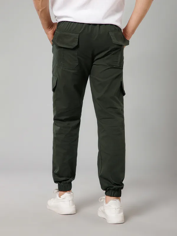 Green_Cotton_Cargo_Joggers_For_Men