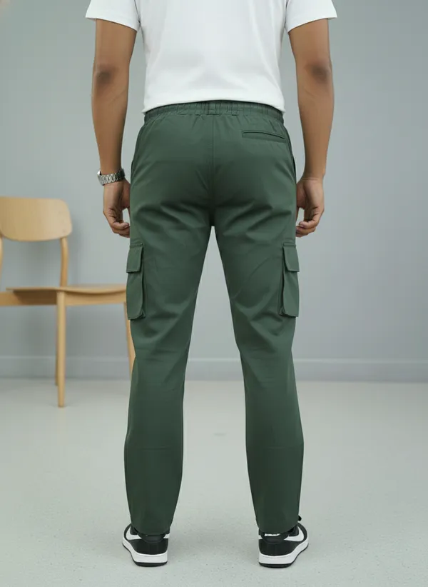 Green_Cotton_Cargo_Pants_For_Men